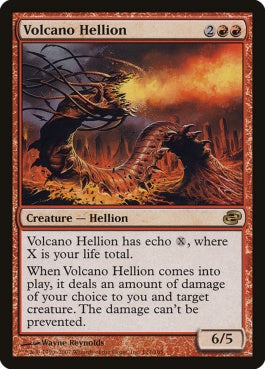 naokuroshop MTG [PLC][111][赤][R][EN][火山の乱暴者/Volcano Hellion] NM