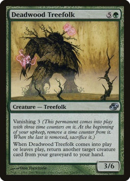 naokuroshop MTG [PLC][126][緑][U][EN][デッドウッドのツリーフォーク/Deadwood Treefolk] NM