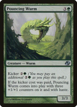 naokuroshop MTG [PLC][136][緑][U][EN][飛びかかるワーム/Pouncing Wurm] NM