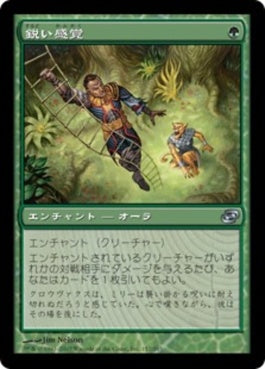 naokuroshop MTG [PLC][152][緑][U][JP][鋭い感覚/Keen Sense] NM