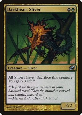 naokuroshop MTG [PLC][155][多][U][EN][暗心スリヴァー/Darkheart Sliver] NM