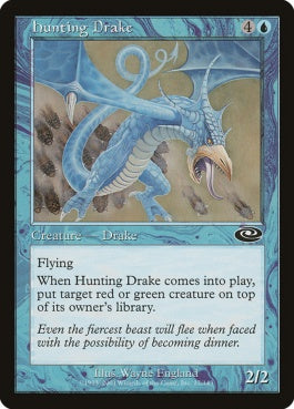 naokuroshop MTG [PLS][027][青][C][JP][狩りをするドレイク/Hunting Drake] NM