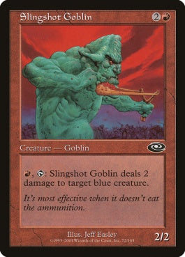 naokuroshop MTG [PLS][072][赤][C][JP][パチンコ・ゴブリン/Slingshot Goblin] NM