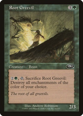 naokuroshop MTG [PLS][091][緑][C][EN][始祖グリーヴィル/Root Greevil] NM