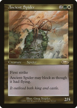 naokuroshop MTG [PLS][096][多][R][EN][年経た蜘蛛/Ancient Spider] NM