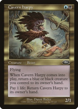 naokuroshop MTG [PLS][097][多][C][JP][洞窟のハーピー/Cavern Harpy] NM