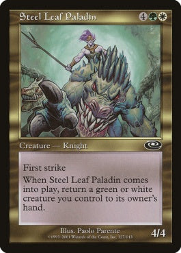 naokuroshop MTG [PLS][127][多][C][EN][鉄葉の聖騎士/Steel Leaf Paladin] NM