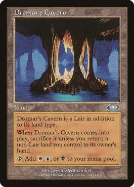 naokuroshop MTG [PLS][138][土地][U][JP][ドロマーの洞窟/Dromar's Cavern] NM