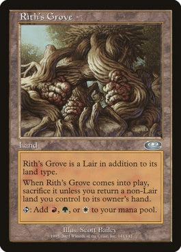 naokuroshop MTG [PLS][141][土地][U][EN][リースの木立ち/Rith's Grove] NM