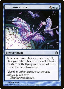 naokuroshop MTG [RAV][054][青][U][EN][穏やかな霞み/Halcyon Glaze] NM