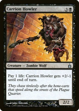 naokuroshop MTG [RAV][079][黒][U][EN][屍肉吠え/Carrion Howler] NM