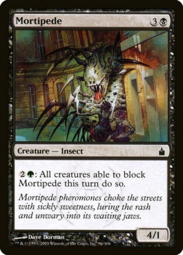 naokuroshop MTG [RAV][096][黒][C][EN][死足虫/Mortipede] NM