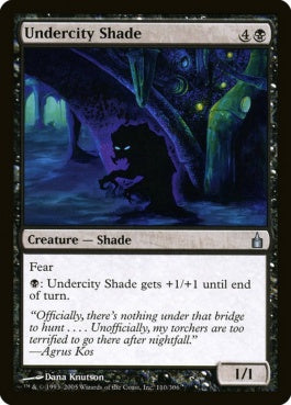 naokuroshop MTG [RAV][110][黒][U][EN][地底街の影/Undercity Shade] NM