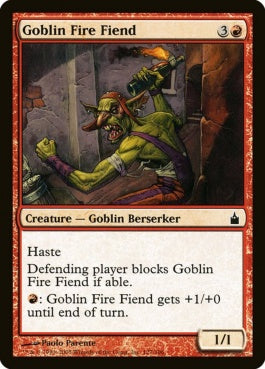 naokuroshop MTG [RAV][127][赤][C][EN][ゴブリンの火の悪鬼/Goblin Fire Fiend] NM