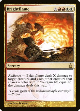 naokuroshop MTG [RAV][194][多][R][EN][光り輝く炎/Brightflame] NM