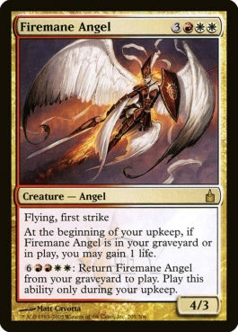 naokuroshop MTG [RAV][205][多][R][EN][炎まといの天使/Firemane Angel] NM