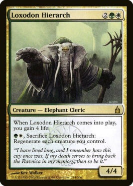 naokuroshop MTG [RAV][214][多][R][EN][ロクソドンの教主/Loxodon Hierarch] NM