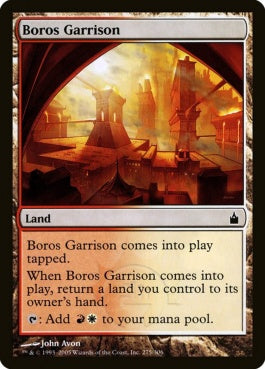 naokuroshop MTG [RAV][275][土地][C][EN][ボロスの駐屯地/Boros Garrison] NM