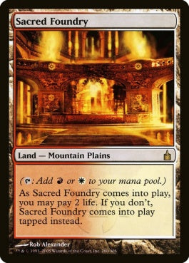 naokuroshop MTG [RAV][280][土地][R][EN][聖なる鋳造所/Sacred Foundry] NM