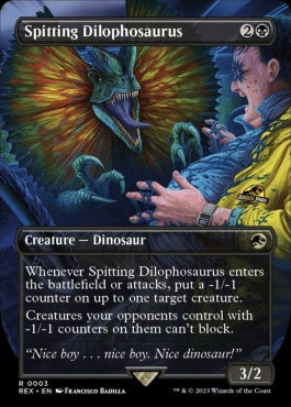 naokuroshop MTG [REX][0003][黒][R][EN][毒吐きディロフォサウルス/Spitting Dilophosaurus] NM