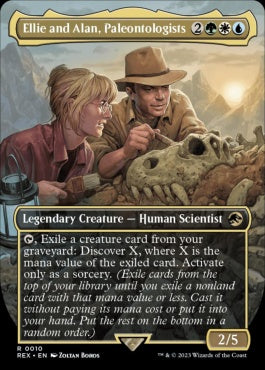 naokuroshop MTG [REX][0010][多][R][EN][古生物学者、エリーとアラン/Ellie and Alan, Paleontologists] NM