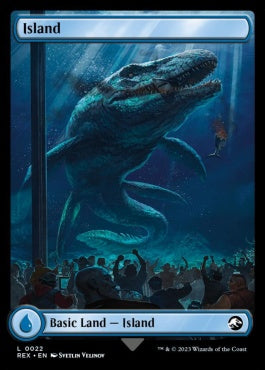 naokuroshop MTG [REX][0022][土地][C][EN][島/Island]（foil） NM