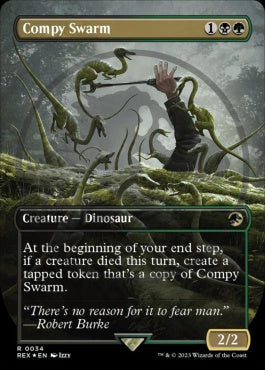 naokuroshop MTG [REX][0034][多][R][EN][コンプソグナトゥスの大群/Compy Swarm] NM