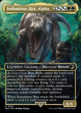 naokuroshop MTG [REX][0039][多][R][EN][君臨するもの、インドミナス・レックス/Indominus Rex, Alpha] NM