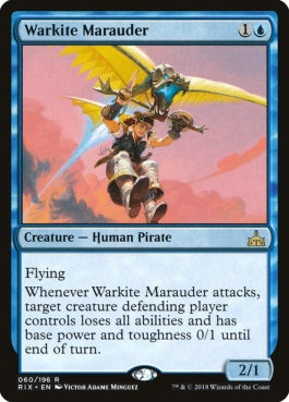 naokuroshop MTG [RIX][060][青][R][EN][戦凧の匪賊/Warkite Marauder] NM