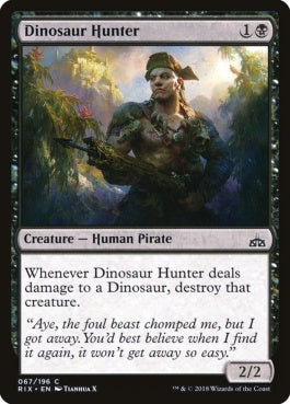 naokuroshop MTG [RIX][067][黒][C][EN][恐竜ハンター/Dinosaur Hunter] NM