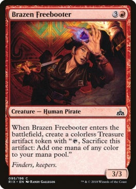 naokuroshop MTG [RIX][095][赤][C][EN][鉄面連合の掠め取り/Brazen Freebooter] NM