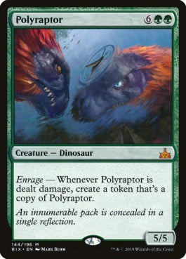 naokuroshop MTG [RIX][144][緑][M][EN][万猛竜/Polyraptor] NM