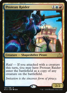 naokuroshop MTG [RIX][167][多][R][EN][変幻の襲撃者/Protean Raider] NM