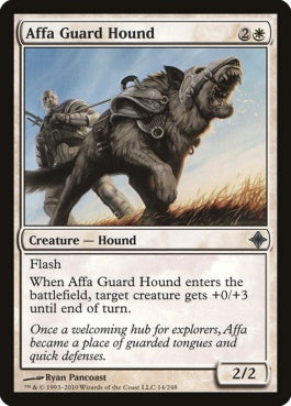 naokuroshop MTG [ROE][014][白][U][EN][アーファの番犬/Affa Guard Hound] NM