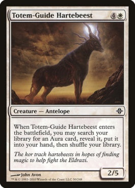 naokuroshop MTG [ROE][050][白][C][EN][族霊導きの鹿羚羊/Totem-Guide Hartebeest] NM