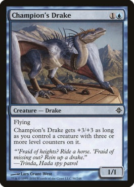 naokuroshop MTG [ROE][056][青][C][EN][勇者のドレイク/Champion's Drake] NM