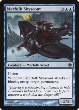 naokuroshop MTG [ROE][077][青][U][EN][マーフォークの空偵者/Merfolk Skyscout] NM