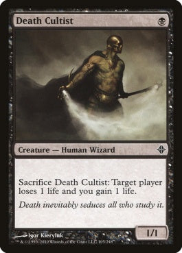 naokuroshop MTG [ROE][105][黒][C][EN][死の信者/Death Cultist] NM