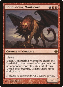 naokuroshop MTG [ROE][139][赤][R][EN][征服するマンティコア/Conquering Manticore] NM