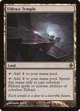 naokuroshop MTG [ROE][227][土地][R][EN][エルドラージの寺院/Eldrazi Temple] NM