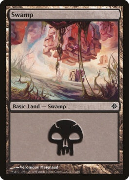 naokuroshop MTG [ROE][237][土地][C][EN][沼/Swamp] NM