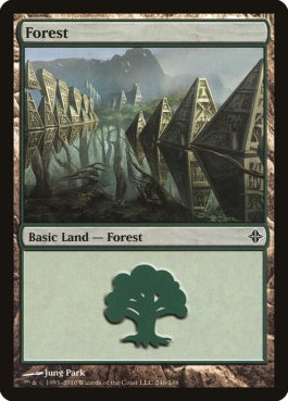 naokuroshop MTG [ROE][246][土地][C][EN][森/Forest] NM