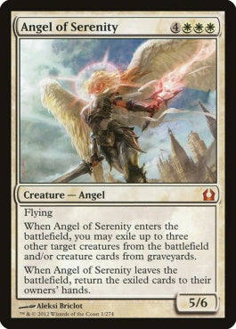 naokuroshop MTG [RTR][001][白][M][EN][静穏の天使/Angel of Serenity] NM