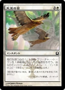 naokuroshop MTG [RTR][010][白][C][JP][天空の目/Eyes in the Skies] NM