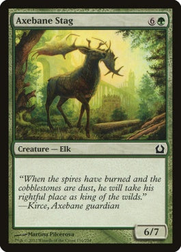 naokuroshop MTG [RTR][116][緑][C][EN][斧折りの雄鹿/Axebane Stag] NM