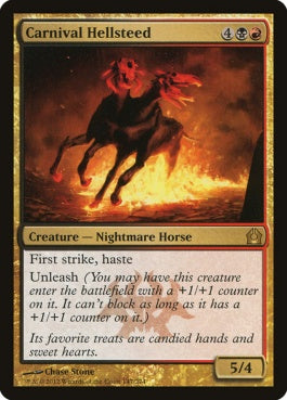 naokuroshop MTG [RTR][147][多][R][EN][謝肉祭の地獄馬/Carnival Hellsteed] NM