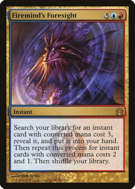 naokuroshop MTG [RTR][162][多][R][EN][火想者の予見/Firemind's Foresight] NM