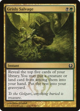 naokuroshop MTG [RTR][165][多][C][EN][忌まわしい回収/Grisly Salvage] NM