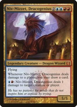 naokuroshop MTG [RTR][183][多][M][EN][竜英傑、ニヴ＝ミゼット/Niv-Mizzet, Dracogenius] NM