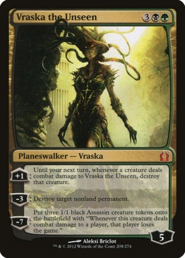 naokuroshop MTG [RTR][208][多][M][EN][見えざる者、ヴラスカ/Vraska the Unseen] NM